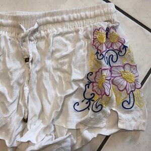 LF White Shorts